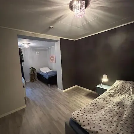 House With Charm, Valley With Lots Of Northern Lights, Breivikeidet