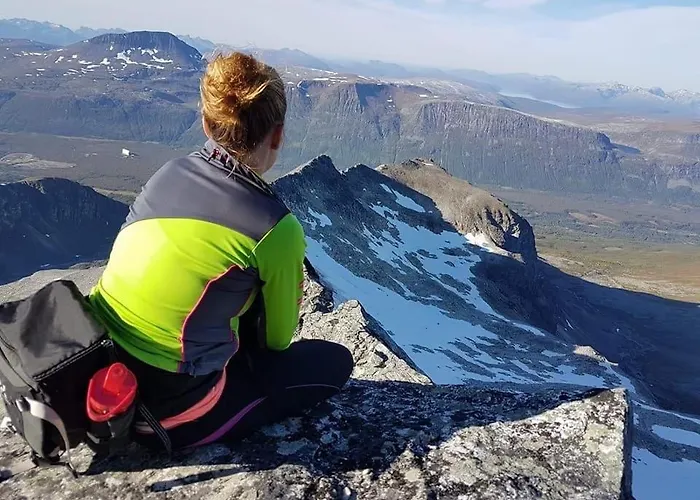 House With Charm, Valley With Lots Of Northern Lights, Breivikeidet